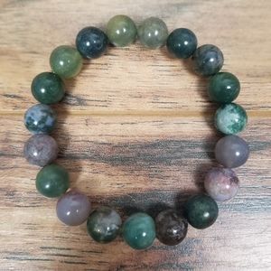 Multi color Spiritual agate bracelet